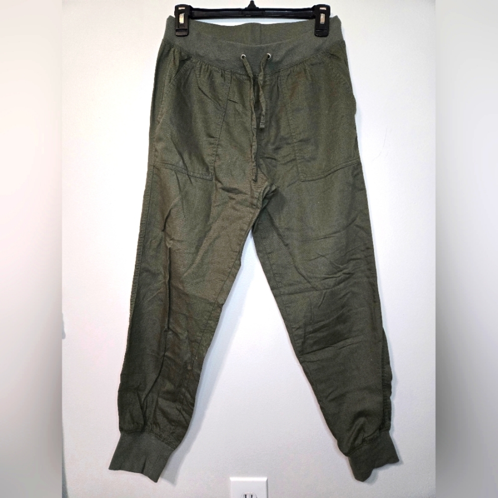 GAP women's jogger cargo pants olive green XS